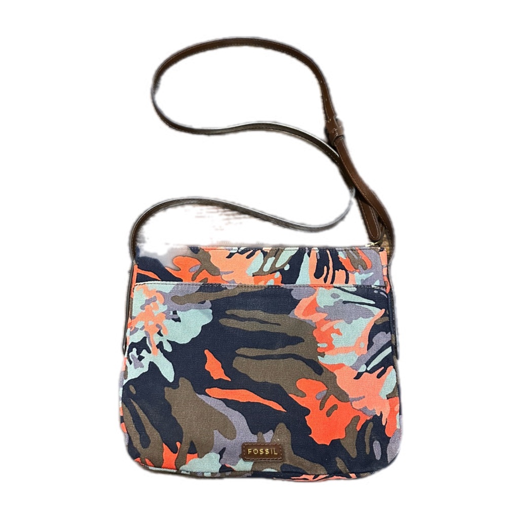 Fossil Purse Crossbody Bag Flower Design‎